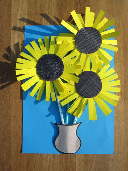 Art Ideas Blog Seven: How to make Vincent van Gogh Sunflowers