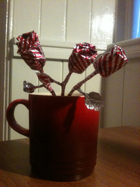 Art Ideas Blog Six: How to make a Tunnock's Teacake Origami Rose